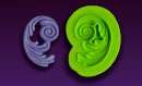 Left Essential Swirl Silicone Mould